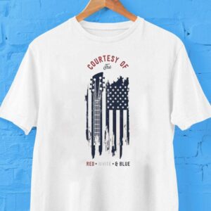 Courtesy Of The Red, White And Blue Shirt