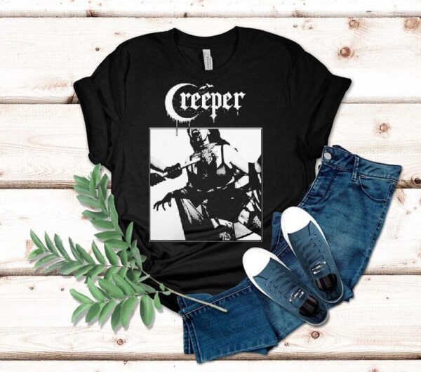 Creeper Spat Out Of Heaven Now We Are All Hellbound Headstones Shirt