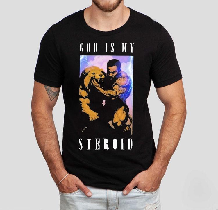 Ct Fletcher God Is My Steroid Lion Shirt 4 Ct Fletcher God Is My Steroid Lion Tshirt