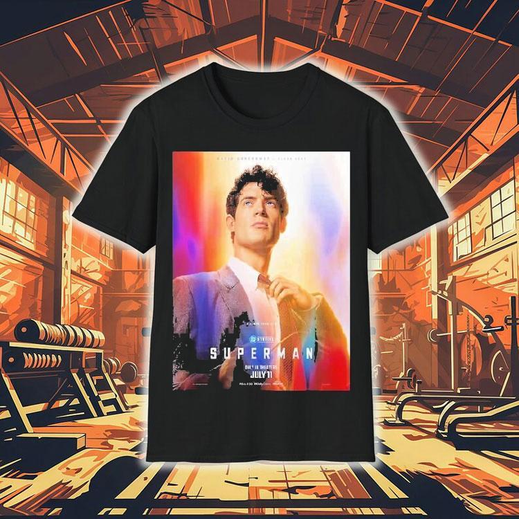 David Corenswet As Clark Kent July 11 2025 Dc Studios Superman Shirt 4 David Corenswet As Clark Kent July Dc Studios Superman Tshirt