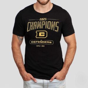 Dc Defenders Under Armour 2025 Ufl Champions Shirt