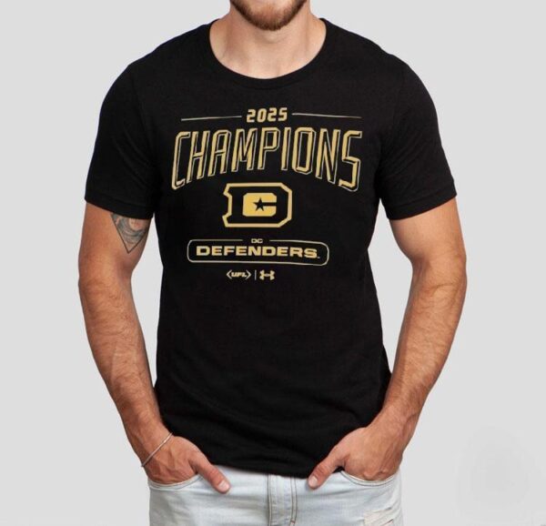 Dc Defenders Under Armour 2025 Ufl Champions Shirt
