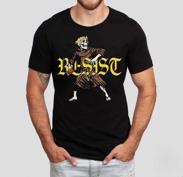 Dead Friar Society Resist Skeleton Shirt