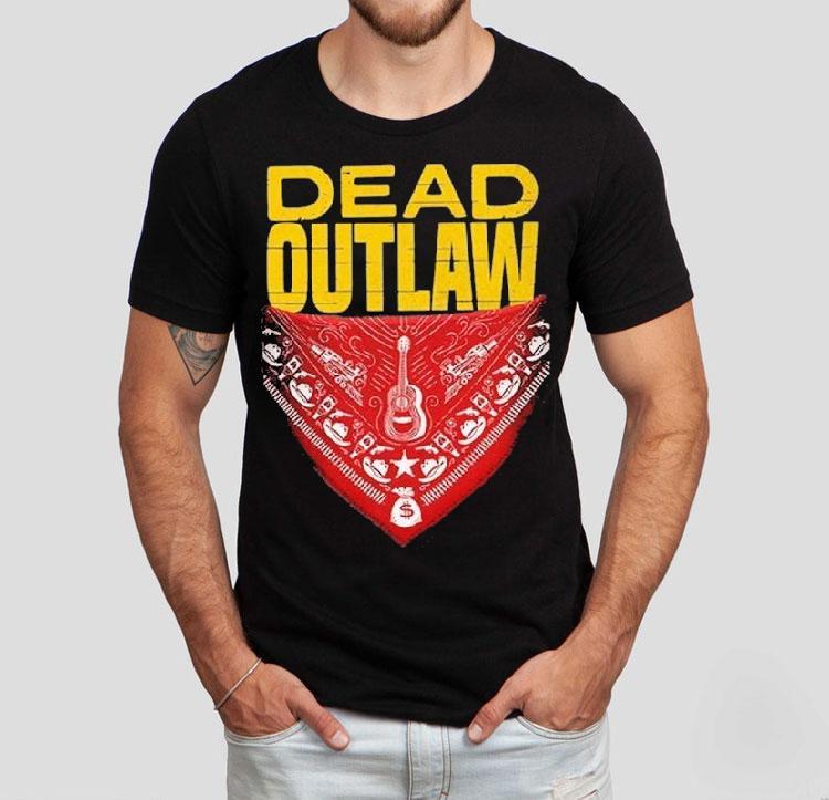 Dead Outlaw Guitar Logo Shirt 4 Dead Outlaw Guitar Logo Tshirt