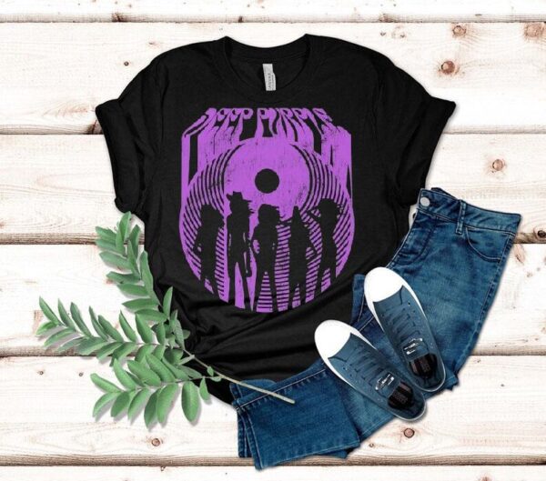 Deep Purple Silhouette Shirt