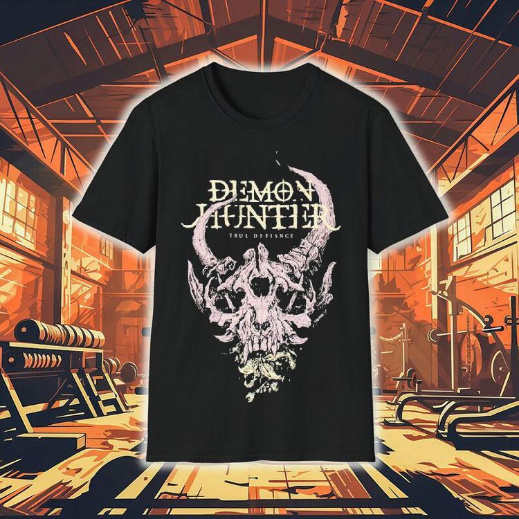 Demon Hunter True Defiance Skull Shirt 4 Demon Hunter True Defiance Skull Tshirt