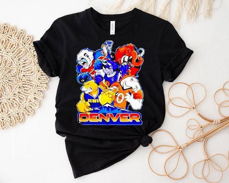 Denver Sports Team Mascot Shirt 4 Denver Sports Team Masco Tshirt