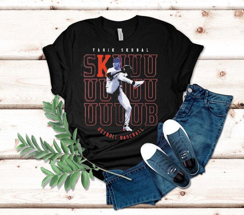 Detroit Tigers Tarik Skubal Pitching Sku Repeat Shirt 4 Detroit Tigers Tarik Skubal Pitching Sku Repea Tshirt