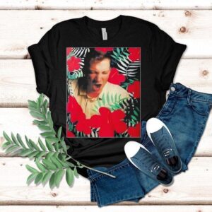 Devon Toews Wearing Cale’s Face Makar Flowers Shirt
