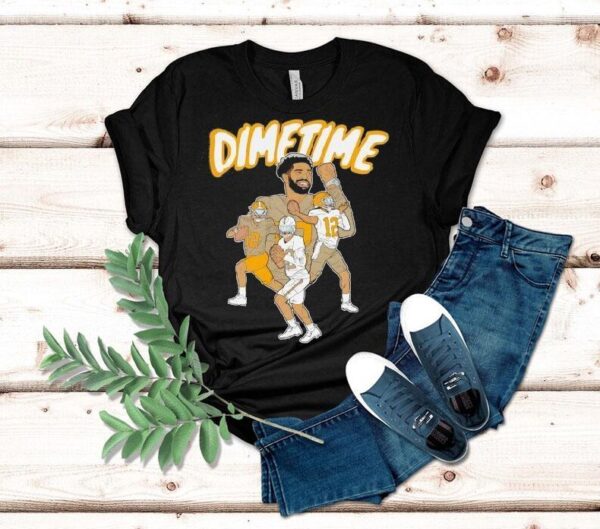 Dimetime Tennessee Volunrs Football Cartoon Shirt