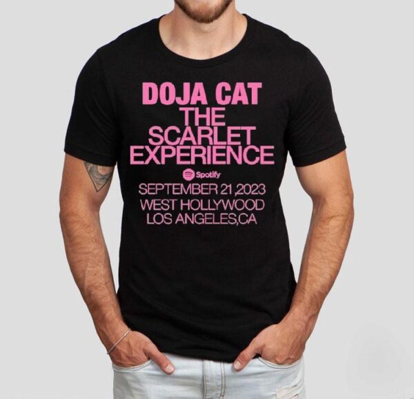 Doja Cat The Scarlet Experience September 21,2023 West Hollywood Los Angeles, Ca Shirt