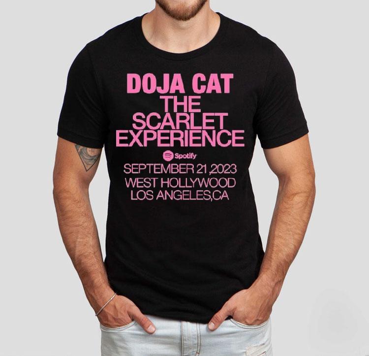 Doja Cat The Scarlet Experience September 21,2023 West Hollywood Los Angeles, Ca Shirt 4 Doja Cat The Scarlet Experience September West Hollywood Los Angeles Ca Tshirt