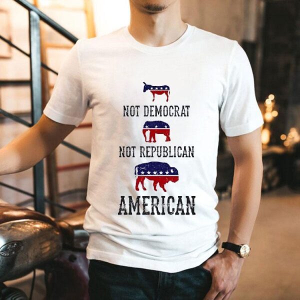 Donkey Not Democrat Elephant Not Republican Buffalo American Shirt