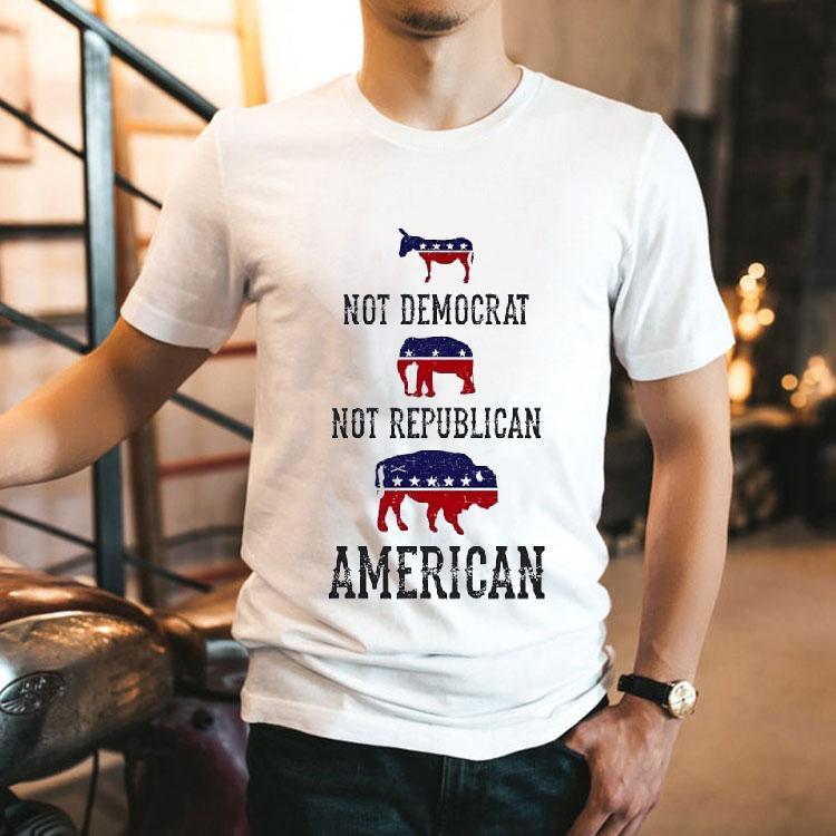 Donkey Not Democrat Elephant Not Republican Buffalo American Shirt 2 Donkey Not Democrat Elephant Not Republican Buffalo American Tshirt