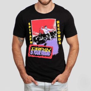 Drain Is Your Friend Badge Pull Hood Epitaph Records Shirt