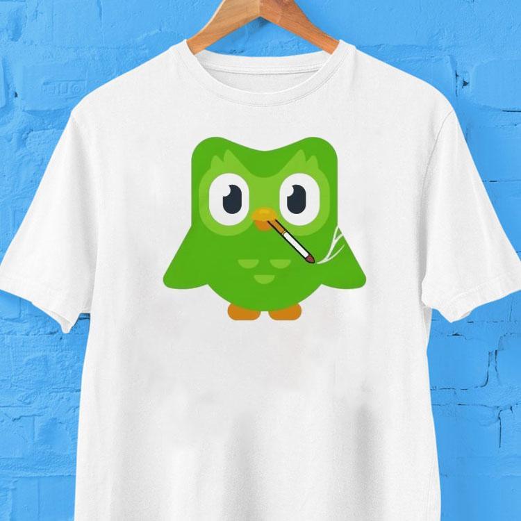 Duolingo Language Cigarettes Shirt 2 Duolingo Language Cigarettes Tshirt