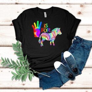 Ed The Zebra Is For Pride Shirt