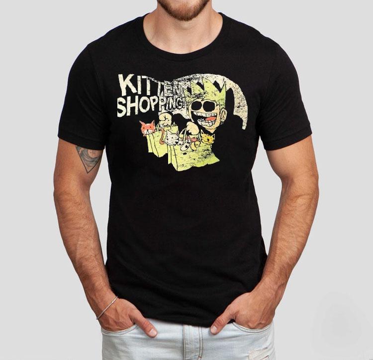 Eddsworld Kitten Shopping Retro Shirt 4 Eddsworld Kitten Shopping Retro Tshirt
