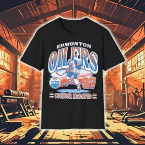 Edmonton Oilers Hockey Connor Mcdavid Cartoon Shirt