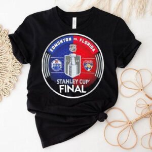 Edmonton Oilers Vs Florida Panthers Logos Nhl Stanley Cup Final Tshirt
