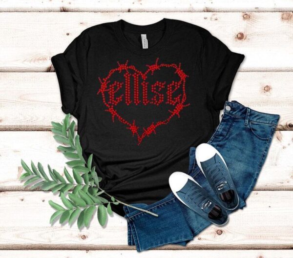 Ellise Rhinestone Ellise Heart Shirt
