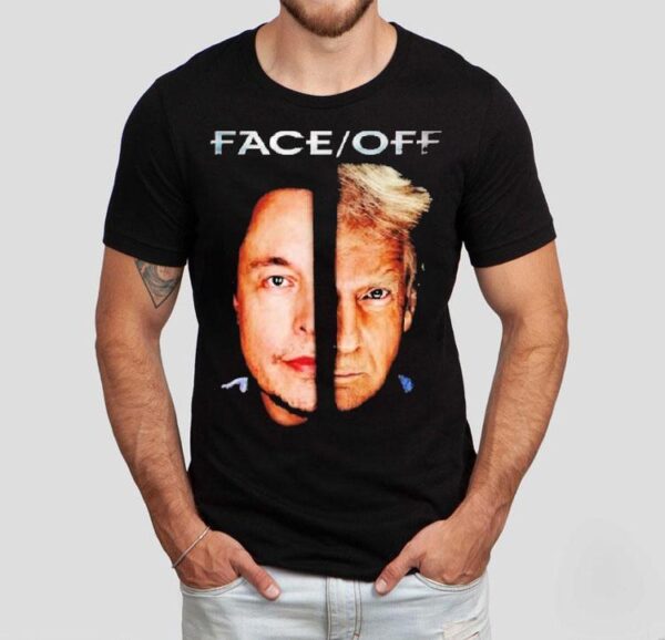 Elon Musk Vs Trump Face Off Shirt
