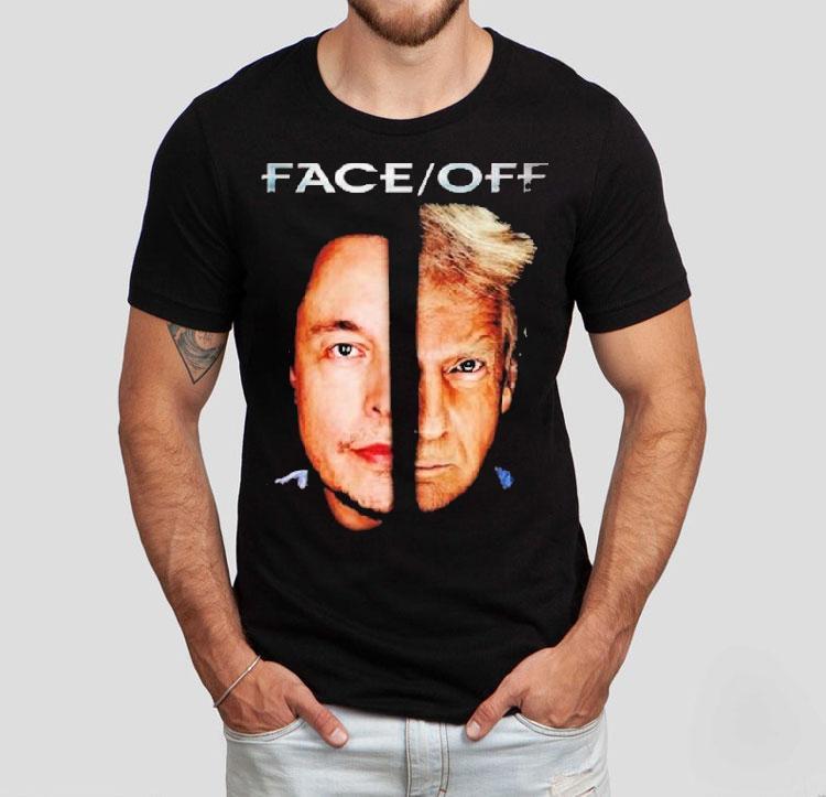 Elon Musk Vs Trump Face Off Shirt 4 Elon Musk Vs Trump Face Off Tshirt