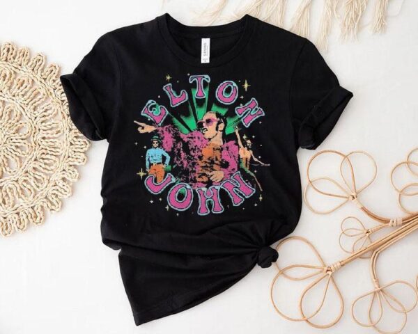 Elton John Collage Photo Shirt