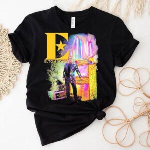 Elton John Yellow Brick Road Fan Piano Eu Leg Tour Tshirt