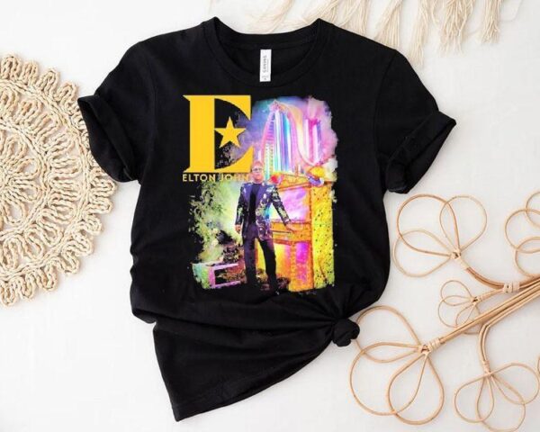 Elton John Yellow Brick Road Fan Piano Eu Leg 3 Tour 2019 Shirt