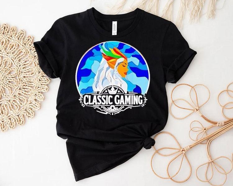 Elven Maid Classic Gaming Shirt 4 Elven Maid Classic Gaming Tshirt