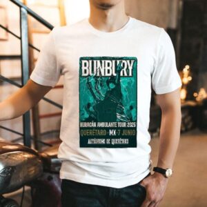 Enrique Bunbury Huracan Ambulante Queretaro Mx 7 Junio Tour 2025 Shirt