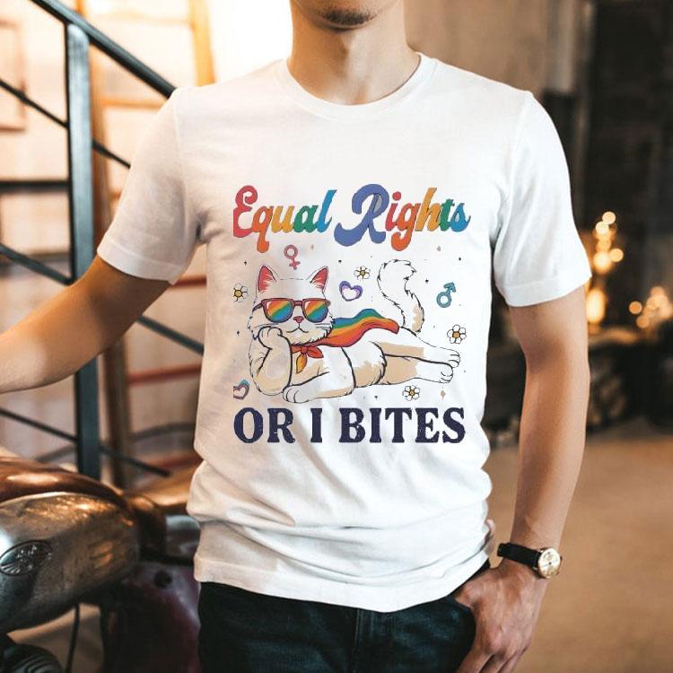 Equal Rights Or I Bites Cat Lgbtq Shirt 2 Equal Rights Or I Bites Cat Lgbtq Tshirt