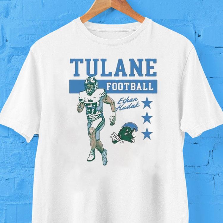 Ethan Hudak Tulane Green Wave Kelly Green Shirt 2 Ethan Hudak Tulane Green Wave Kelly Green Tshirt
