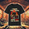Evil Black Cat Sending Emails I Hope This Email Does Not Find You Well Shirt