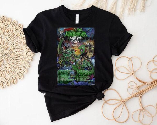 Fight From Within Fight The Dinosaur June 15 2025 Cudahy, Wi Tour Dates Show Shirt