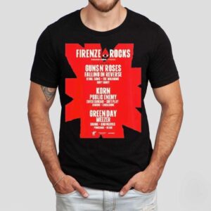 Firenze Rocks Festival At Visarno Arena From June To Tshirt