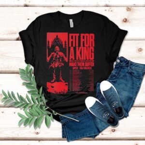 Fit For A King The Lonely God Tour 2025 Make Them Suffer Spite 156 Silence Dates Shirt