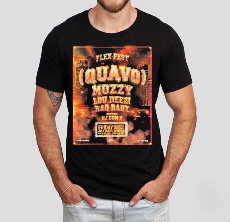 Flex Fest Denver 2025 At The Fillmore Auditorium On July 18 2025 Shirt 4 Flex Fest Denver At The Fillmore Auditorium On July Tshirt