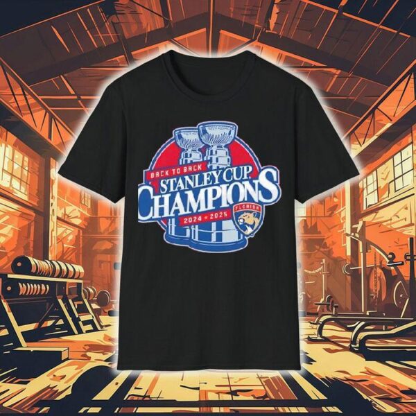 Florida Panthers 2024-2025 Back-to-back Stanley Cup Champions Shirt