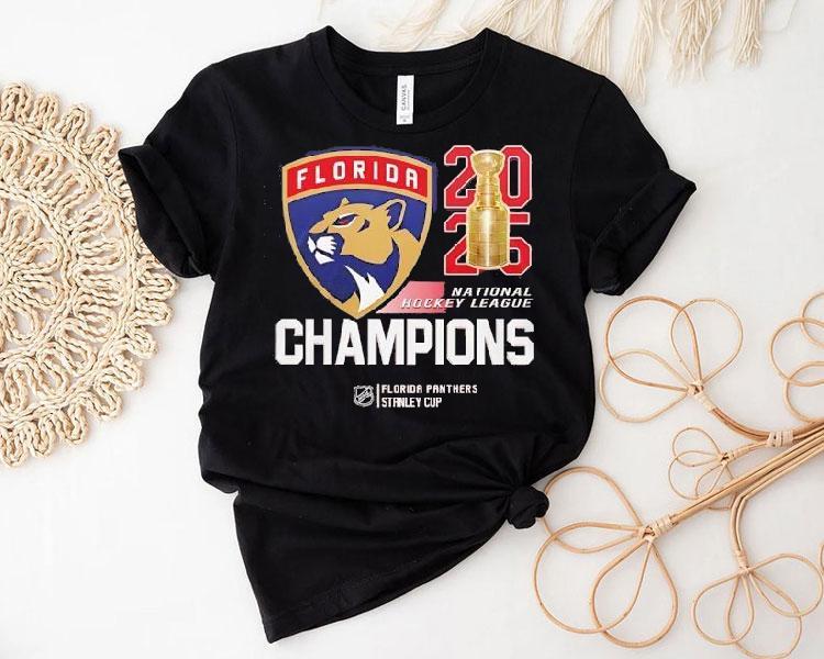 Florida Panthers 2025 National Hockey League Final Champions Shirt 4 Florida Panthers National Hockey League Final Champions Tshirt