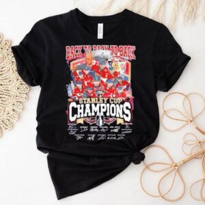 Florida Panthers Nhl Stanley Cup Champions 2025 Signatures Shirt