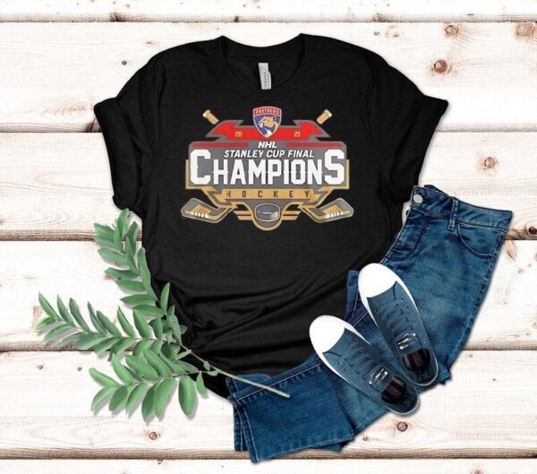 Florida Panthers Nhl Stanley Cup Champions Hockey 2025 Shirt