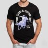 For God Country Est 1776 Cowboy Rodeo Wetern Shirt