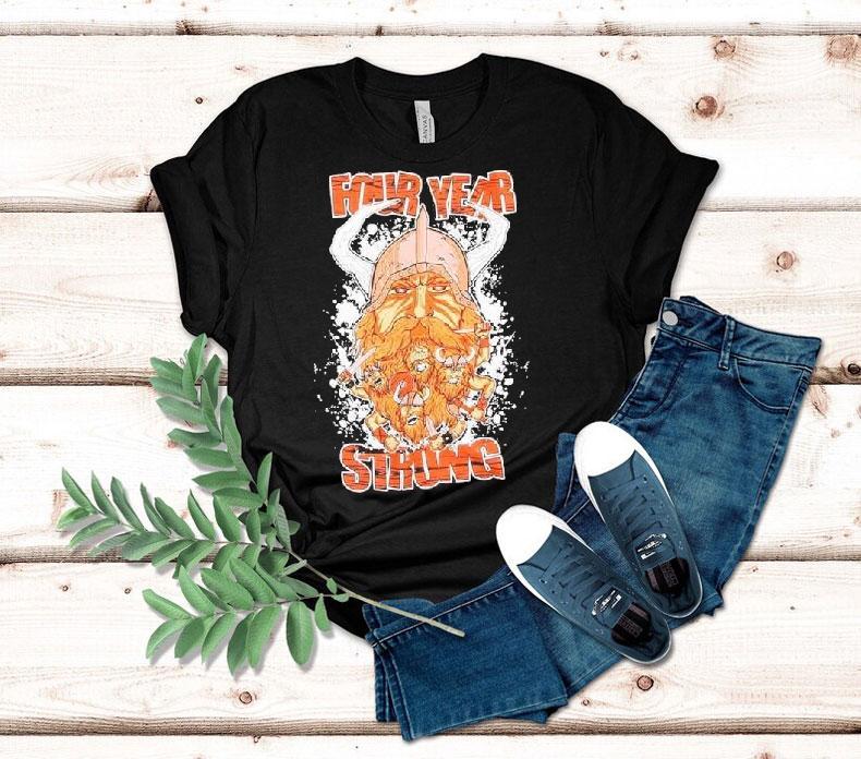 Four Year Strong Viking Beard Shirt 4 Four Year Strong Viking Beard Tshirt