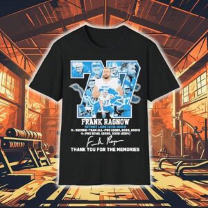 Frank Ragnow Detroit Lions 2018 2024 Thank You For The Memories Signature Shirt