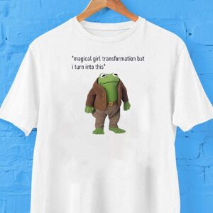 Frog Magical Girl Transformation But I Turn Into This Shirt