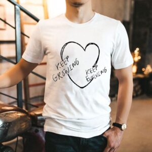 Gabbi Aguayo Keep Growing Keep Evolving Heart Shirt