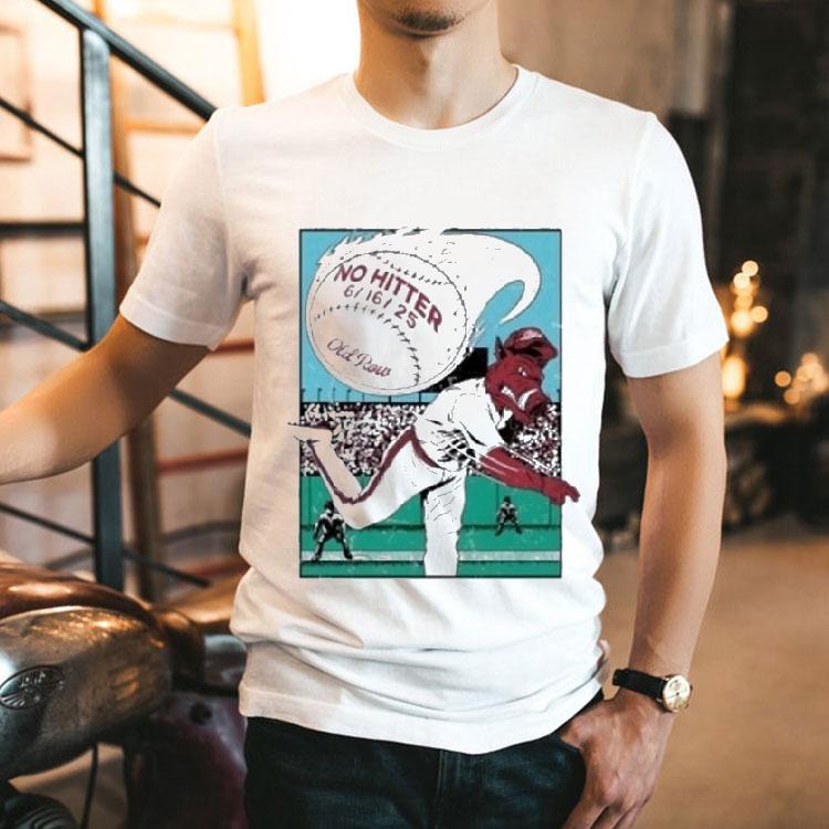 Gage Wood No-hitter Arkansas Razorbacks Omahogs Shirt 2 Gage Wood No Hitter Arkansas Razorbacks Omahogs Tshirt