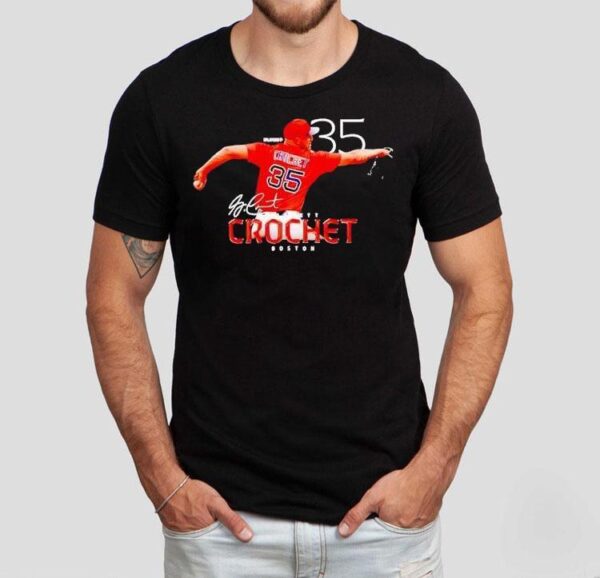Garrett Crochet Boston Red Sox Signature Shirt